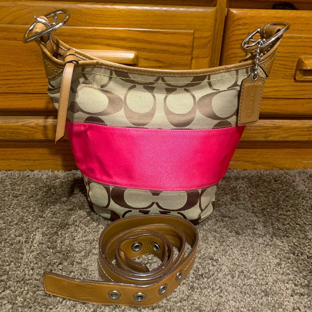 Coach Rugby Signature Duffle Bag Gem